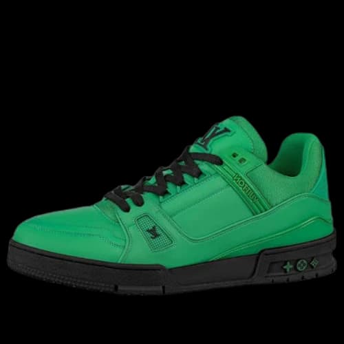 LOUIS VUITTON Trainers 'Green with Black'