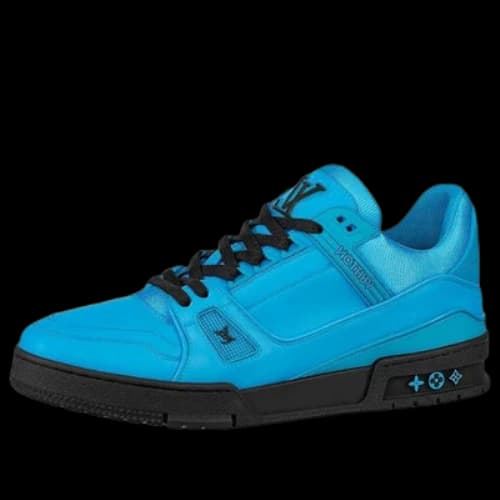 LOUIS VUITTON Trainers 'Blue with Black'