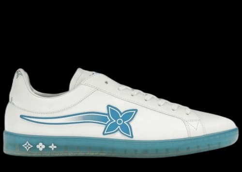 Louis Vuitton Luxembourg Samothrace Sneaker White Blue