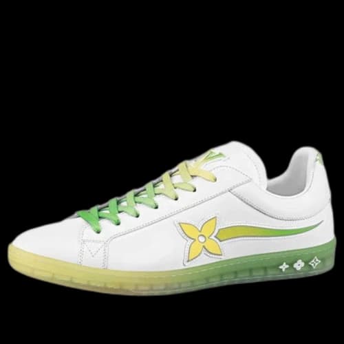 LOUIS VUITTON Luxembourg Samothrace Trainers 'White yellow Green'