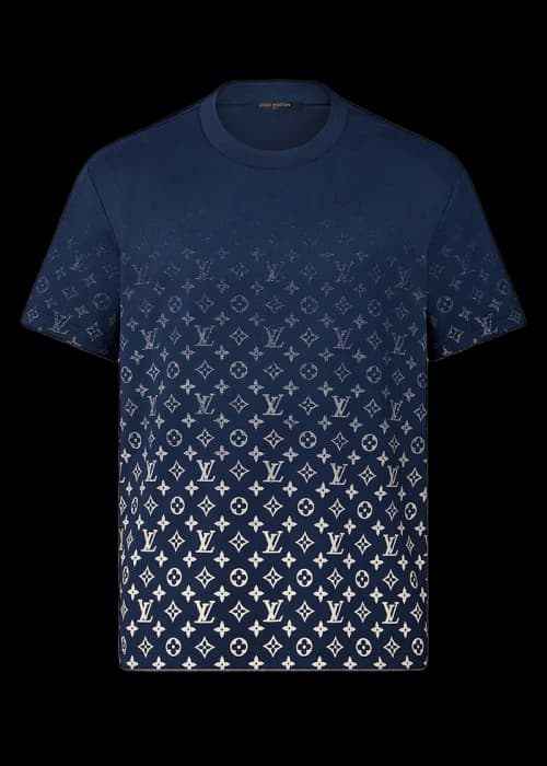 Louis Vuitton LVSE Monogram Gradient T-Shirt Dark Ocean