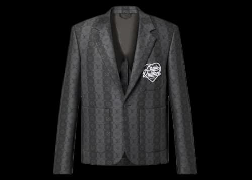 Louis Vuitton x Nigo Monogram Trunkstripes Pocket Jacket Graphite