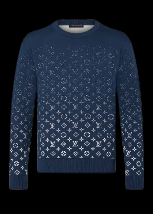 Louis Vuitton LVSE Monogram Degrade Crewneck Dark Ocean