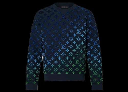 Louis Vuitton Gradient Monogram Fil Coup Sweatshirt Multicolor