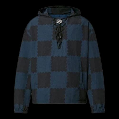 LOUIS VUITTON x NIGO2 Crossover LV2 SS22 Grid Drawstring Navy Blue