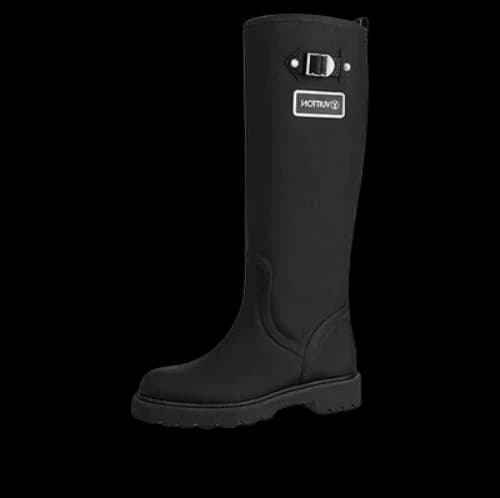 LOUIS VUITTON Territory Flat High Boots 'Black' (Women's)