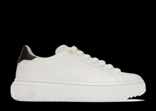 Louis Vuitton Time Out Debossed Monogram Leather White White (Women's)