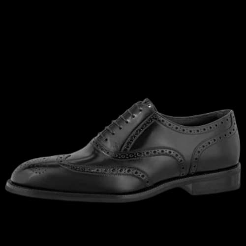 LOUIS VUITTON Graduate Lace Up Derby Shoes 'Black'