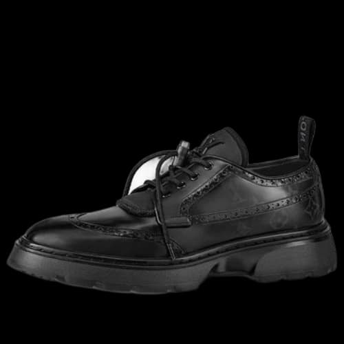 LOUIS VUITTON Lv Bold Derby Shoes 'Black'
