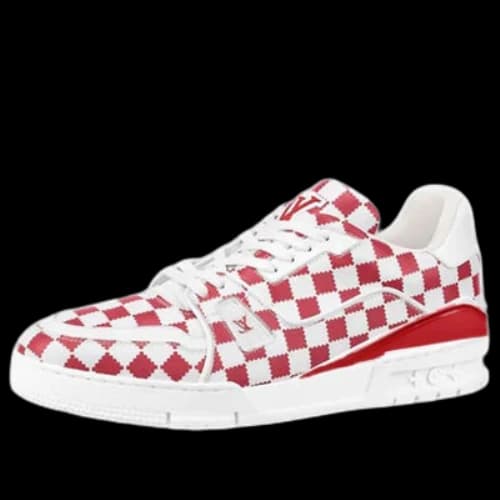 LOUIS VUITTON x Nigo Trainers 'Red White Plaid'