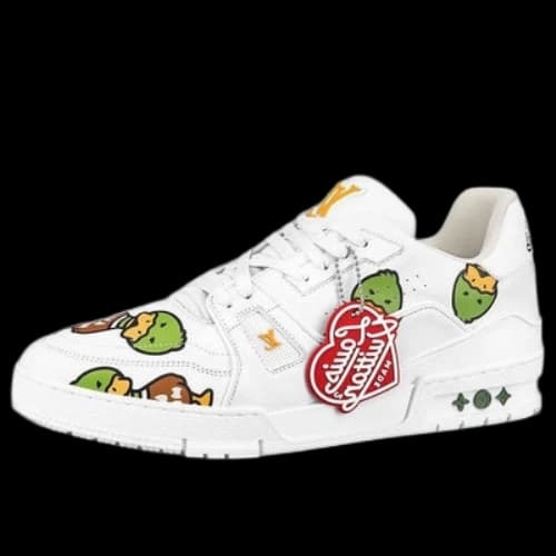 LOUIS VUITTON x Nigo Trainers 'White with Duck Monogram'