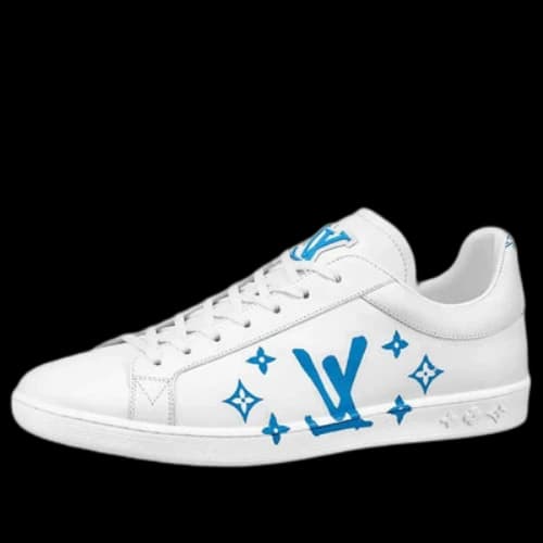 LOUIS VUITTON LV Luxembourg Samothrace Sneakers 'White with Blue'