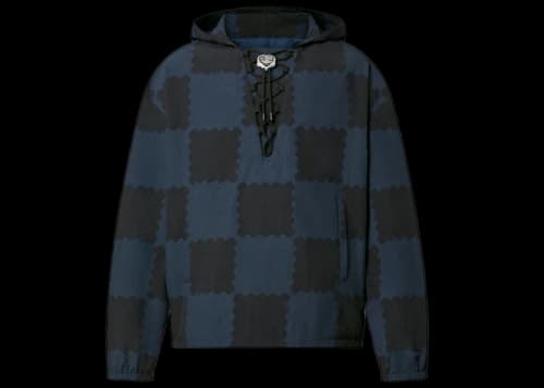 Louis Vuitton x Nigo Giant Damier Laces Windbreaker Dark Ocean