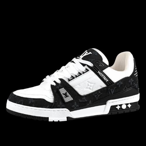 Louis Vuitton LV Trainer Monogram Denim Black White (2022)