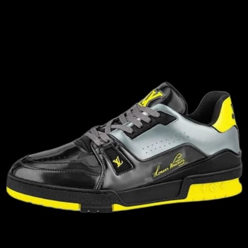 LOUIS VUITTON Trainers 'Black Yellow Silver'