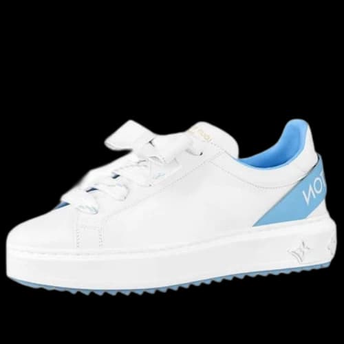 LOUIS VUITTON Time Out Sneakers 'White with Blue' (Women's)