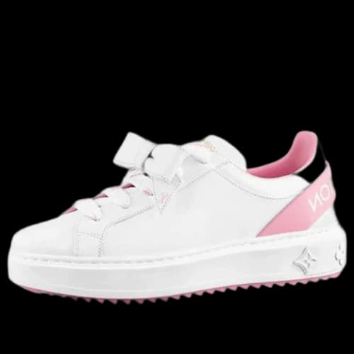 LOUIS VUITTON Time Out Sneakers 'White with Pink' (Women's)