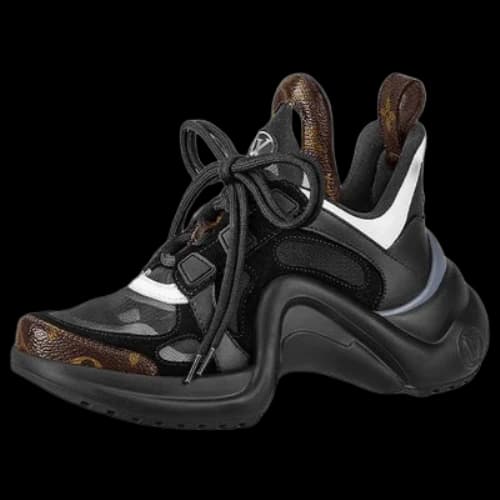 LOUIS VUITTON LV Archlight Sneakers 'Black with Brown Monogram' (Women's)