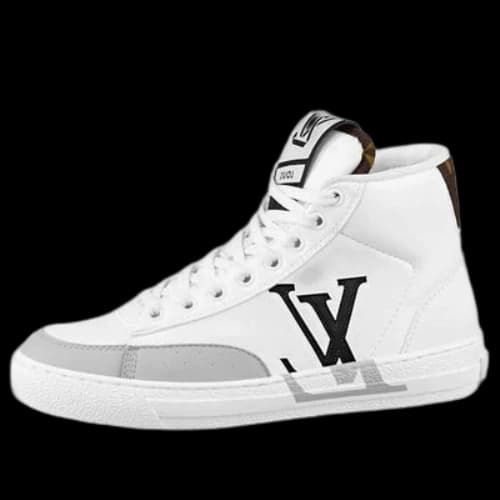 LOUIS VUITTON Charlie Ankle Sneakers 'White Grey Black' (Women's)