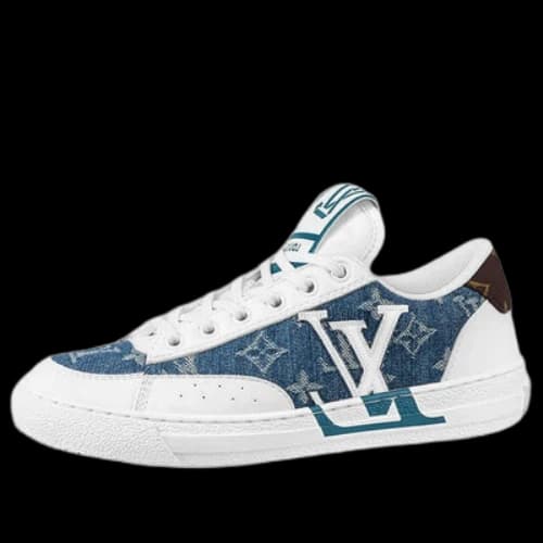 LOUIS VUITTON Charlie Sneakers 'White with Denim Monogram' (Women's)