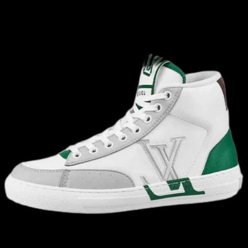 LOUIS VUITTON Charlie Ankle Sneakers 'Grey Green' (Women's)