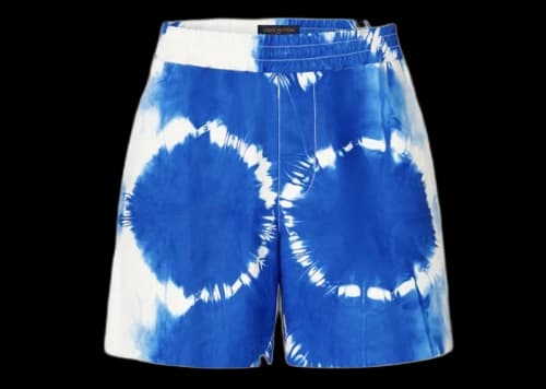 Louis Vuitton Tie Dye Shorts France Blue