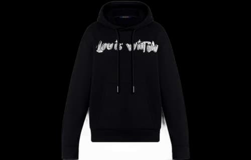Louis Vuitton Graphic Hoodie Black