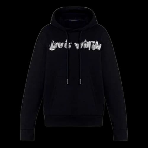 LOUIS VUITTON SS22 Logo Printing Long Sleeves Autumn Black