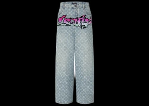 Louis Vuitton Baggy Denim Pants Indigo