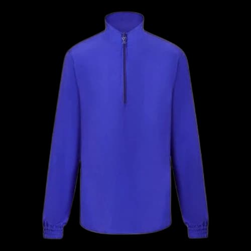 LOUIS VUITTON SS22 Solid Color Half Zipper Sports Jacket Blue