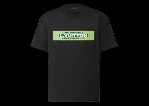 Louis Vuitton L.Vuitton Printed T-shirt Black