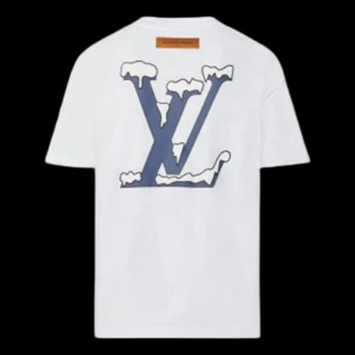 LOUIS VUITTON SS22 Logo Alphabet Printing Short Sleeve White