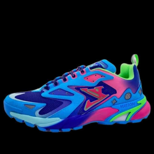 LOUIS VUITTON LV Runner Tatic Sneakers 'Blue Pink Green'