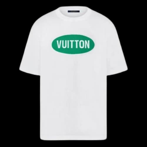 LOUIS VUITTON SS22 Alphabet Pattern Printing Short Sleeve White T-Shirt