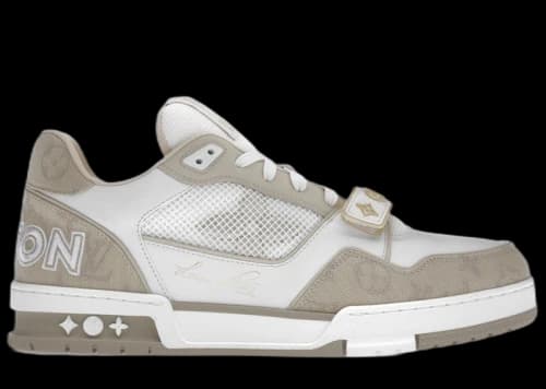 Louis Vuitton Trainer Beige White