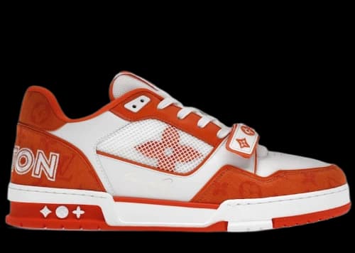 Louis Vuitton Trainer Monogram Denim Orange