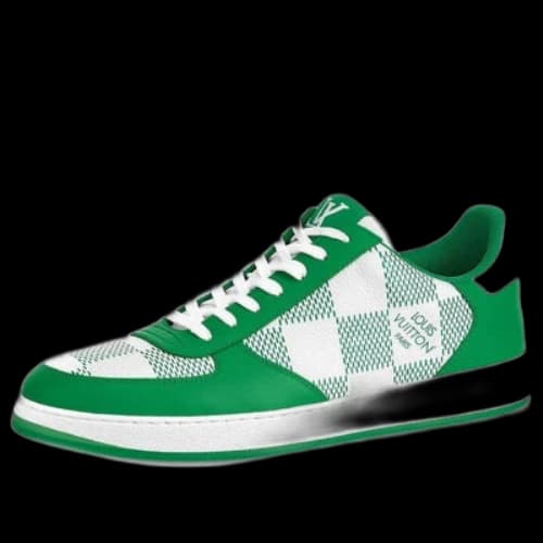 LOUIS VUITTON LV Rivoli Sneakers 'Green with Plaid'