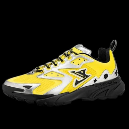 LOUIS VUITTON LV Runner Tatic Sneakers 'Yellow Silver'