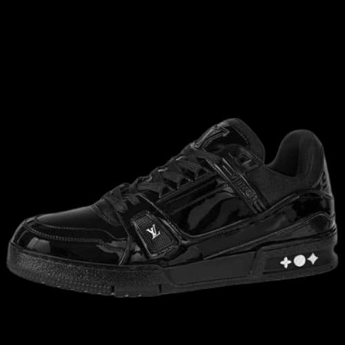 LOUIS VUITTON LV Trainer Patent Leather 'Triple Black'
