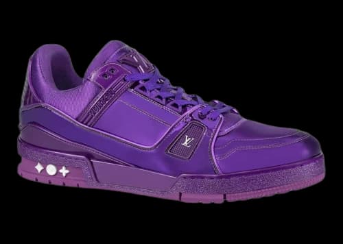 Louis Vuitton Trainer Metallic Purple