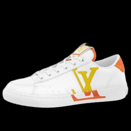 LOUIS VUITTON Charlie Sneakers 'White Orange'