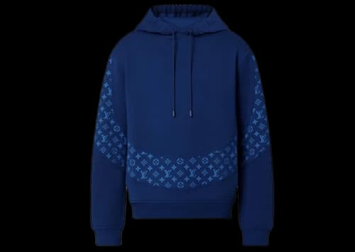 Louis Vuitton Monogram Circle Cut Hoodie Ocean