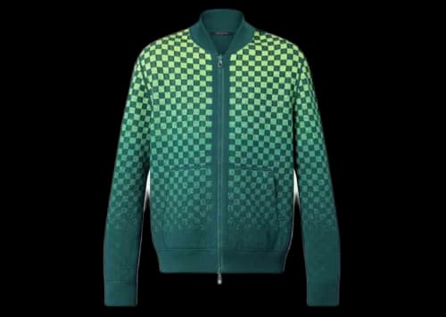 Louis Vuitton Reversible Damier Track Top Mallard Blue