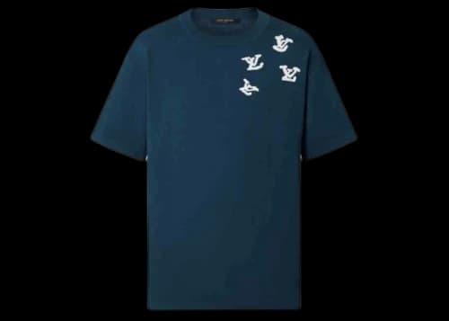 Louis Vuitton Jazz Trumpeter Signature Crewneck Bleu Graphique