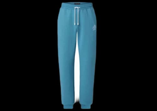 Louis Vuitton Signature Pants with Embroidery Pigeon Blue