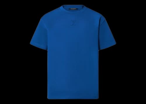 Louis Vuitton Embossed LV T-Shirt France Blue