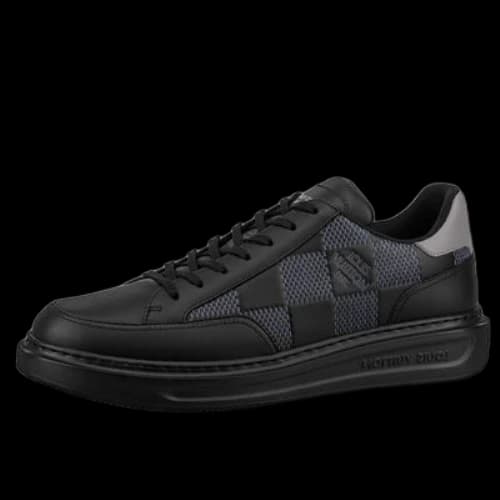 LOUIS VUITTON LV Beverly Hills Sneakers 'BlackcPlaid'