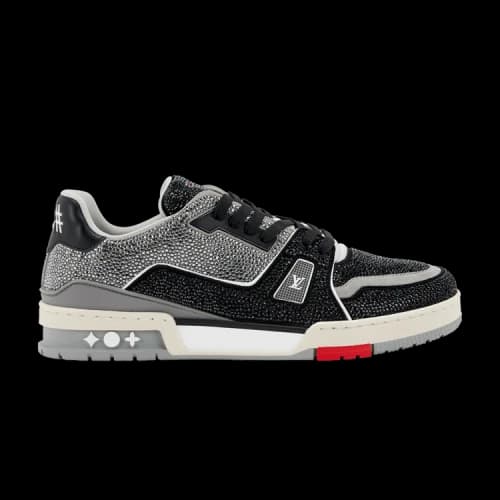 Louis Vuitton Trainer 'Black Grey Rhinestones'