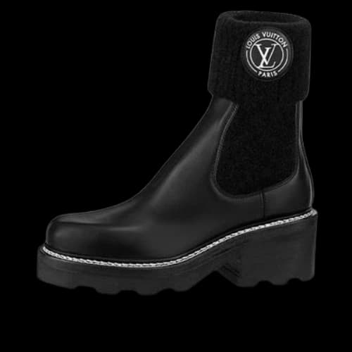 LOUIS VUITTON LV Beaubourg Ankle Boots 'Black' (Women's)