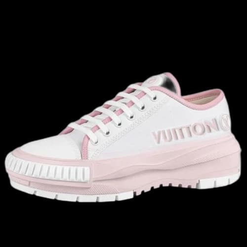 LOUIS VUITTON Squad Sneakers 'White Pink' (Women's)